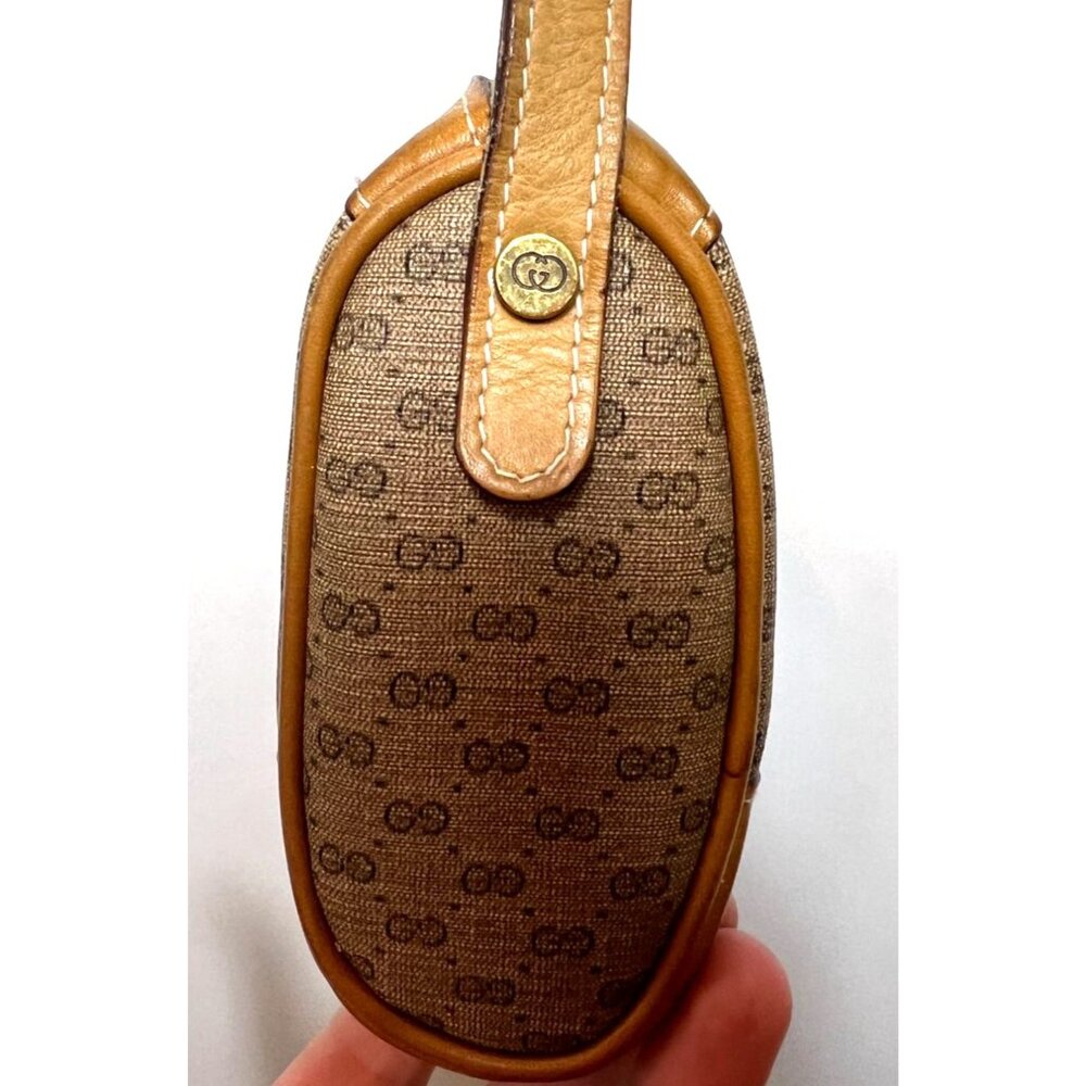 Vintage Gucci GG Canvas & Leather Shoulder Bag Adjustable Strap - Picture 8 of 15
